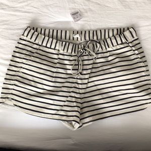 J Crew Striped Draw String shorts